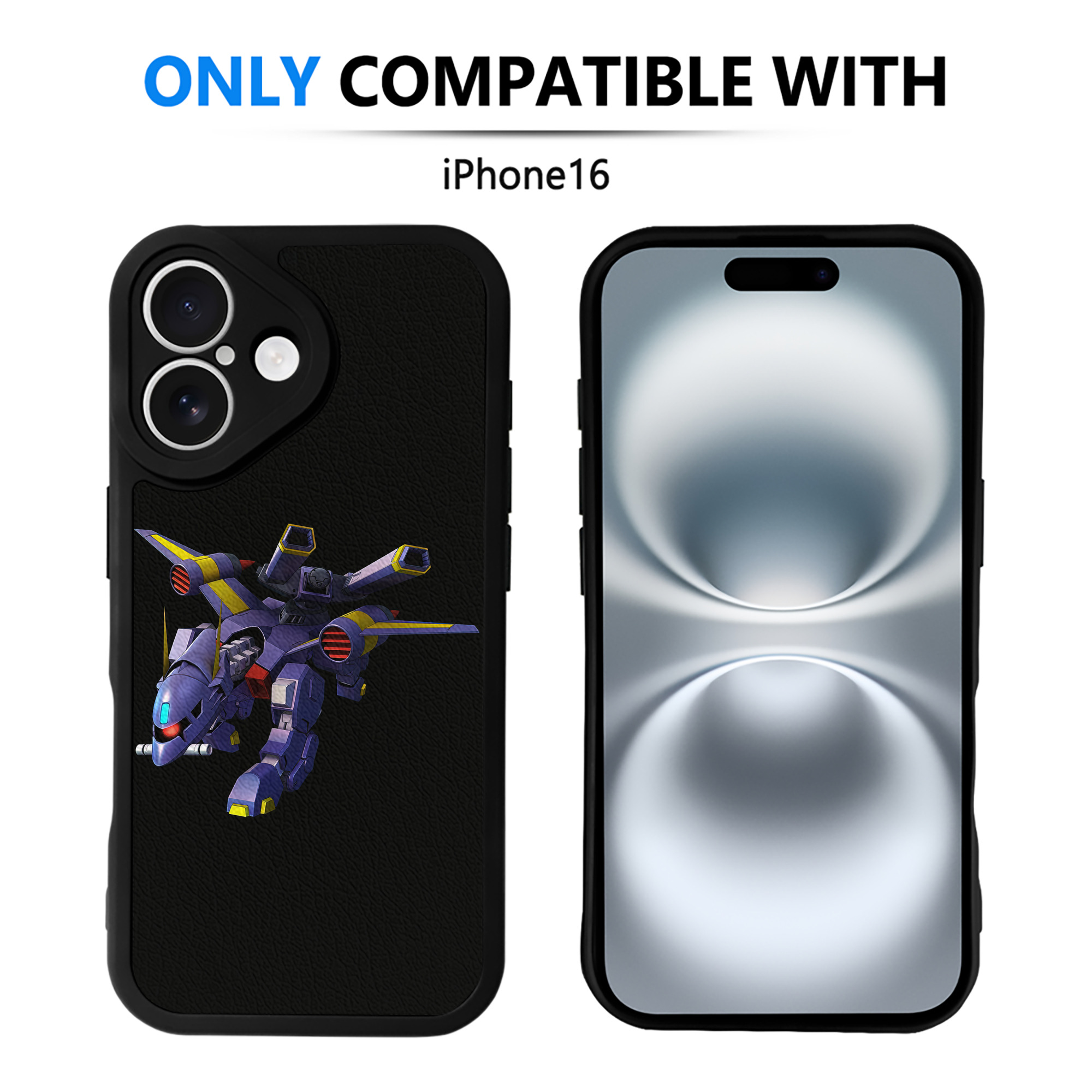 （画像用） 機動戦士ガンダム Mobile Suit Gundam 【iPhone 16シリーズ対応】シリコンスマホケース（レザー調） 材質：シリコン